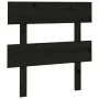 Cabecero de cama madera maciza de pino negro 93,5x3x81 cm de vidaXL, Cabeceros y pies de cama - Ref: Foro24-819054, Precio: 2...