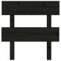 Cabecero de cama madera maciza de pino negro 93,5x3x81 cm de vidaXL, Cabeceros y pies de cama - Ref: Foro24-819054, Precio: 2...