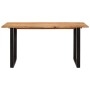 Mesa de comedor de madera maciza de acacia 154x80x76 cm en Mesas de comedor | Comprar online en Foru.es