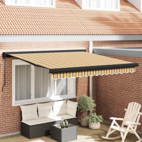 Toldo Retráctil Multicolor 300 x 250 cm Tela y Metal en Toldos | Comprar online en Foru.es