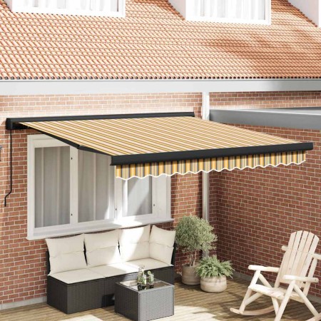 Toldo Retráctil Multicolor 300 x 250 cm Tela y Metal en Toldos | Comprar online en Foru.es