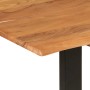 Mesa de comedor de madera maciza de acacia 154x80x76 cm en Mesas de comedor | Comprar online en Foru.es