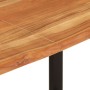 Mesa de comedor de madera maciza de acacia 154x80x76 cm en Mesas de comedor | Comprar online en Foru.es