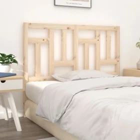 Bettkopfteil aus massivem Kiefernholz, 145,5 x 4 x 100 cm von vidaXL, Kopf- und Fußteile - Ref: Foro24-818970, Preis: 41,79 €...