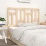 Cabecero de cama madera maciza de pino 125,5x4x100 cm de vidaXL, Cabeceros y pies de cama - Ref: Foro24-818960, Precio: 39,11...