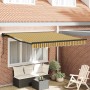 Toldo Retráctil Amarillo y Gris 300 x 250 cm Poliéster y metal en Toldos | Comprar online en Foru.es