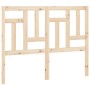 Cabecero de cama madera maciza de pino 125,5x4x100 cm de vidaXL, Cabeceros y pies de cama - Ref: Foro24-818960, Precio: 39,63...