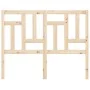 Cabecero de cama madera maciza de pino 125,5x4x100 cm de vidaXL, Cabeceros y pies de cama - Ref: Foro24-818960, Precio: 39,11...