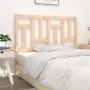 Cabecero de cama madera maciza de pino 125,5x4x100 cm de vidaXL, Cabeceros y pies de cama - Ref: Foro24-818960, Precio: 39,11...
