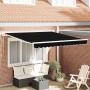 Toldo Retráctil Negro 300 x 250 cm Tela y acero en Toldos | Comprar online en Foru.es