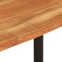 Mesa de comedor de madera maciza de acacia 140x70x76 cm en Mesas de comedor | Comprar online en Foru.es