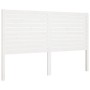 Cabecero de cama madera maciza de pino blanco 166x4x100 cm de vidaXL, Cabeceros y pies de cama - Ref: Foro24-819031, Precio: ...