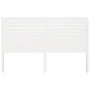 Solid white pine wood bed headboard 166x4x100 cm by vidaXL, Headboards and footboards - Ref: Foro24-819031, Price: 81,18 €, D...