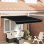 Toldo Retráctil Negro 300 x 250 cm Tela y Metal en Toldos | Comprar online en Foru.es