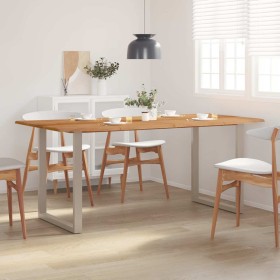 Mesa de comedor de madera maciza de acacia 180x90x76 cm en Mesas de comedor | Comprar online en Foru.es