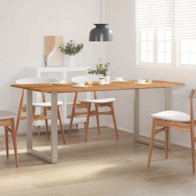 Mesa de comedor de madera maciza de acacia 180x90x76 cm en Mesas de comedor | Comprar online en Foru.es