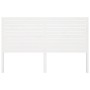 Cabecero de cama madera maciza de pino blanco 126x4x100 cm de vidaXL, Cabeceros y pies de cama - Ref: Foro24-819011, Precio: ...