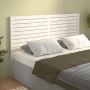 Cabecero de cama madera maciza de pino blanco 126x4x100 cm de vidaXL, Cabeceros y pies de cama - Ref: Foro24-819011, Precio: ...