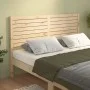 Solid pine wood bed headboard 126x4x100 cm by vidaXL, Headboards and footboards - Ref: Foro24-819010, Price: 49,71 €, Discoun...