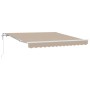 Toldo Retráctil Beige 300 x 250 cm Tela y acero en Toldos | Comprar online en Foru.es