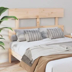 Cabecero de cama madera maciza de pino 144x3x81 cm de vidaXL, Cabeceros y pies de cama - Ref: Foro24-819070, Precio: 35,94 €,...