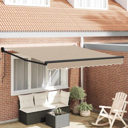 Toldo Beige 300 x 250 x 165 cm Poliéster en Toldos | Comprar online en Foru.es