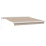 Toldo Retráctil Beige 300 x 250 cm Tela y Metal en Toldos | Comprar online en Foru.es
