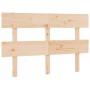 Cabecero de cama madera maciza de pino 124x3x81 cm de vidaXL, Cabeceros y pies de cama - Ref: Foro24-819060, Precio: 28,17 €,...