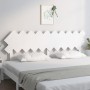 Cabecero de cama madera maciza de pino blanco 196x3x80,5 cm de vidaXL, Cabeceros y pies de cama - Ref: Foro24-819241, Precio:...