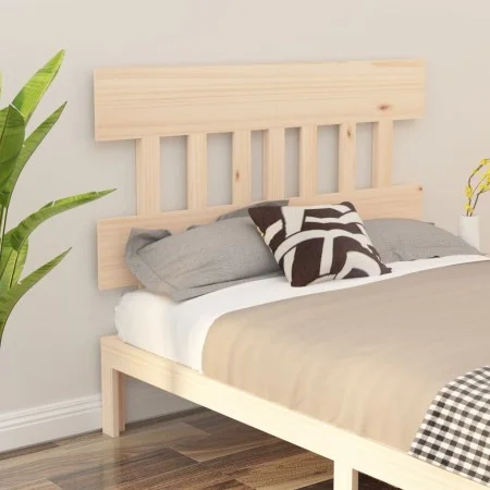 Solid pine wood bed headboard 138.5x3x81 cm by vidaXL, Headboards and footboards - Ref: Foro24-819115, Price: 45,76 €, Discou...