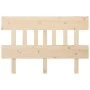 Solid pine wood bed headboard 138.5x3x81 cm by vidaXL, Headboards and footboards - Ref: Foro24-819115, Price: 45,76 €, Discou...