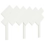Cabecero de cama madera maciza de pino blanco 122,5x3x80,5 cm de vidaXL, Cabeceros y pies de cama - Ref: Foro24-819211, Preci...