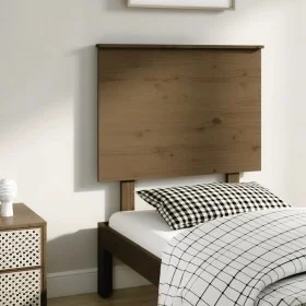 Honey brown solid pine wood bed headboard 79x6x82.5 cm by vidaXL, Headboards and footboards - Ref: Foro24-819148, Price: 36,2...