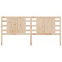 Cabecero de cama madera maciza de pino 126x4x100 cm de vidaXL, Cabeceros y pies de cama - Ref: Foro24-818760, Precio: 40,46 €...
