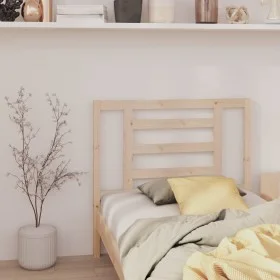 Cabecero de cama madera maciza de pino 96x4x100 cm de vidaXL, Cabeceros y pies de cama - Ref: Foro24-818800, Precio: 21,86 €,...