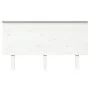 Cabecero de cama madera maciza de pino blanco 144x6x82,5 cm de vidaXL, Cabeceros y pies de cama - Ref: Foro24-819171, Precio:...