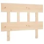 Solid pine wood bed headboard 93.5x3x81 cm by vidaXL, Headboards and footboards - Ref: Foro24-819100, Price: 28,05 €, Discoun...