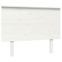 Cabecero de cama madera maciza de pino blanco 104x6x82,5 cm de vidaXL, Cabeceros y pies de cama - Ref: Foro24-819156, Precio:...