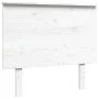 Cabecero de cama madera maciza de pino blanco 94x6x82,5 cm de vidaXL, Cabeceros y pies de cama - Ref: Foro24-819151, Precio: ...