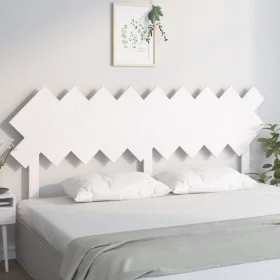 Solid white pine wood bed headboard 178x3x80.5 cm by vidaXL, Headboards and footboards - Ref: Foro24-819236, Price: 44,41 €, ...