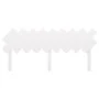 Cabecero de cama madera maciza de pino blanco 178x3x80,5 cm de vidaXL, Cabeceros y pies de cama - Ref: Foro24-819236, Precio:...