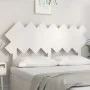 Solid white pine wood bed headboard 141x3x80.5 cm by vidaXL, Headboards and footboards - Ref: Foro24-819221, Price: 34,33 €, ...