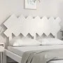 Solid white pine wood bed headboard 141x3x80.5 cm by vidaXL, Headboards and footboards - Ref: Foro24-819221, Price: 34,33 €, ...