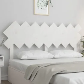 Solid white pine wood bed headboard 159.5x3x80.5 cm by vidaXL, Headboards and footboards - Ref: Foro24-819231, Price: 35,56 €...