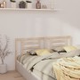 Cabecero de cama madera maciza de pino 206x4x100 cm de vidaXL, Cabeceros y pies de cama - Ref: Foro24-818840, Precio: 47,19 €...