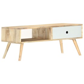 Mesa de centro de madera maciza de mango 90x50x40 cm en Mesas de centro | Comprar online en Foru.es