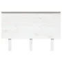 Cabecero de cama madera maciza de pino blanco 124x6x82,5 cm de vidaXL, Cabeceros y pies de cama - Ref: Foro24-819161, Precio:...