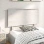Cabecero de cama madera maciza de pino blanco 124x6x82,5 cm de vidaXL, Cabeceros y pies de cama - Ref: Foro24-819161, Precio:...