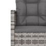 Muebles de jardín con cojines 3 piezas ratán sintético gris de vidaXL, Conjuntos de jardín - Ref: Foro24-319193, Precio: 159,...