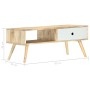 Mesa de centro de madera maciza de mango 90x50x40 cm en Mesas de centro | Comprar online en Foru.es